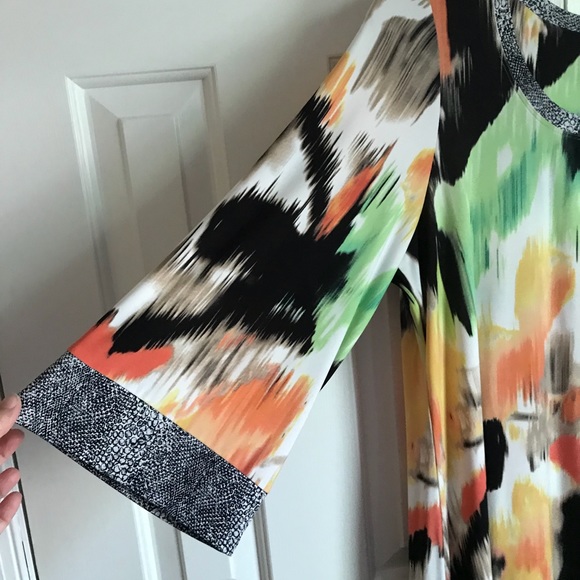 Calvin Klein Dresses & Skirts - Gorgeous watercolor Calvin Klein dress